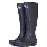 Barbour Abbey Womens Black Wellies - Black - Barbour Boots