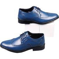 Men'S Oxford Formal Luxury Leather Brogue Shoes - 10 Sizes, 4 Colours!