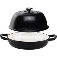 Versatile Enamelled Cast Iron Dutch Oven Bread Pot with Lid, 5.6L