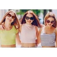 Three Pack Oversized Women'S Sunglasses - 3 Colours - Black