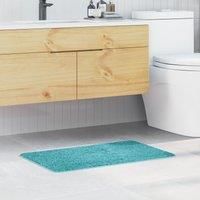 Bath Mat Rectangular Turquoise 50x80 cm Polypropylen Non-Slip