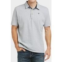 Men's Medal Short Sleeved Polo, Grey