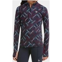 Childs Lowell 1/4 Zip Baselayer, Multi Coloured