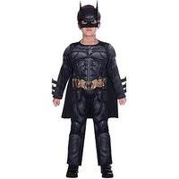 Kids Boys Batman Costume The Dark Knight Superhero Book Day Fancy Dress Outfit