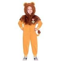 Amscan 9906129 Child Boys Warner Bros Wizard of Oz Lion Fancy Dress Costume (8-10years), Multi-Coloured