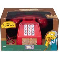 The Simpsons Moe’s Prank Phone by JAKKS Pacific, Feature Interactive Telephone From Moe’s Tavern, Over 10 Prank Calls and Phrases, 2 Modes of Play, for Kids and Collectors