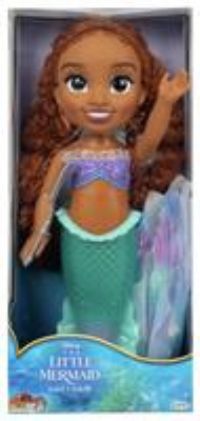 The Little Mermaid Live Action Ariel Toddler Doll, Comes with Signature Dinglehopper Fork Accessory for Added Play