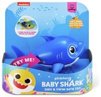 ZURU ROBO ALIVE JUNIOR 25282B Daddy Shark Sing and Swim Bath Toy, Blue