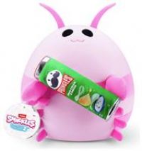 Snackles, Series 2, Pink Shrimp (Pringles, Sour Cream & Onion), Plush Toy, Medium (35 cm), Brown Box, (Pink Shrimp)