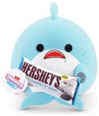 Snackles, Series 2, Shark (Hershey, Cookie n Cream), Plush Toy, Medium (35 cm), Brown Box, (Shark)