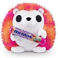 Snackles, Series 2, Hedgehog (Mentos, Fruit), Plush Toy, Cuddly Squishy Comfort Plush with License Snack Brand Accessory, Medium (35 cm), Brown Box, (Hedgehog)