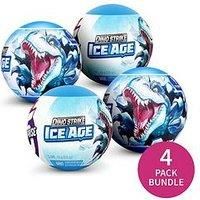 Zuru 4 Pack Zuru 5 Surprise Dino Strike Ice Age Capsule Bundle