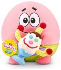 Snackles 14-inch Licensed Character SpongeBob Squarepants Plush (PATRICK STAR) by ZURU, Soft Doll and Cuddly Pillow Toy with Snack Accessory