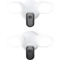Arlo Pro Wired Floodlight 2 Camera Kit Smart Home Security Camera - White, White