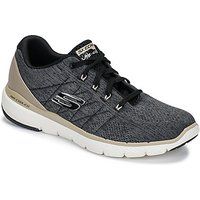 Skechers FLEX ADVANTAGE 3.0- STALLY, Men's Low-Top Trainers, Black (Black Blk), 7 UK (41 EU)