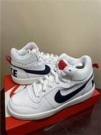 Nike Court Borough Mid GS Shoes Boots Trainers Youths Size 5 Uk Eur 38 - BNIB