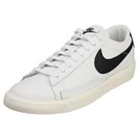 Nike Men's Blazer Low Leather Basketball Shoe, White/Black-sail, 7.5 UK