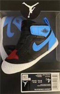 NIKE JORDAN 1 CRIB BOOTIE BABY TRAINERS SHOES UK 3.5 EU19.5 US 4C (9-12 Months)