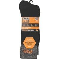 Centric Brands Men/'s 2-Pack Colorblock Boot Crew Socks, Black, Large