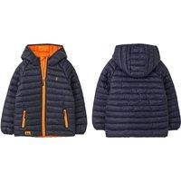 Carter Water-Repellent & Lightweight Kids' Padded Coat - Ages 1-8, Navy Yellow
