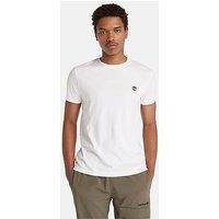 Timberland Men's Dun River Slim Crew T-Shirt, White, M