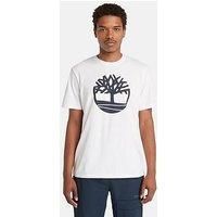 Timberland Kennebec River Tree Logo tee, T-Shirt, White, M