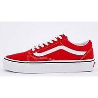 Vans Womens Old Skool Trainers - Red