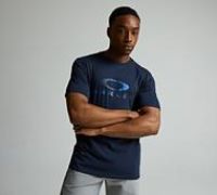 Oakley O Bark Print T-Shirt - Navy - Size XS