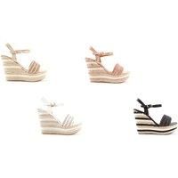 Women'S Espadrille Wedge Sandals - 4 Colours - Rose Gold