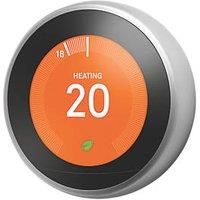 Google Nest Learning Thermostat 3rd Generation Steel With Nest Mini NEW/SEALED