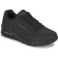 Skechers Men/'s Uno Stand on Air Sneaker, Black Durabuck Trim, 6.5 UK