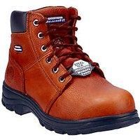 Skechers SK77009EC Workshire SB brown memory foam steel toe work safety boot