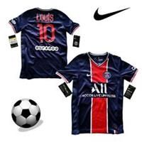 Paris Saint-Germain 2020/2021 Stadium Home Older Kids' Football Shirt - Blue