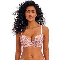 Freya Women/'s Undetected Underwire Demi T-shirt Bra, Opaque, Iced Mocha, 32D