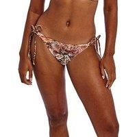 Freya Desert Cat Bikini Brief Tie Side High Leg Low Rise Adjustable Brief