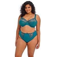 Elomi Zarla Bra Full Cup Embroidered Three Section Cup Plus Size Bras Lingerie