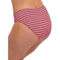 Fantasie Koh Lipe  Bikini Briefs Mid Rise Gold Trim Bikini Bottom Swim Brief