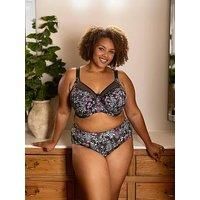 Goddess Kayla Underwired Bra - Charcoal Grey