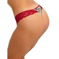 Freya Cherish Me Thong Briefs Mid Rise Stretch Lace String Brief Knickers