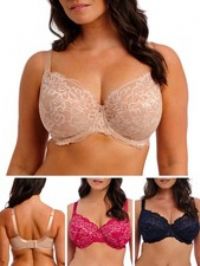 Fantasie Emmaline Bra Side Support Underwired Full Cup Bras Lace Lingerie