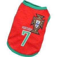 Dog Football Kit Costume - Brazil, Spain, Portugal & More