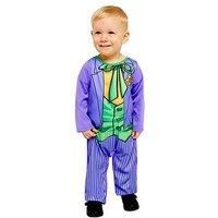 Toddler Joker Comic Book Style Costume Boys Baby Super Hero Movie Fancy Dress