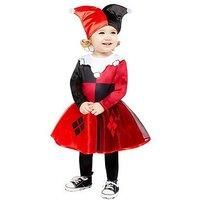 Amscan 9907675 Child Girls Official Warner Bros. Licensed Comic Book Harley Quinn Toddler Fancy Dress Costume (2-3 years)