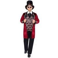 amscan 9917909 - Adults Midnight Vampire Gent Fancy Dress Gothic Halloween Costume Mens Outfit