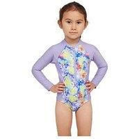 Zoggs Girls Ecolast Gala Paddle Suit - Purple