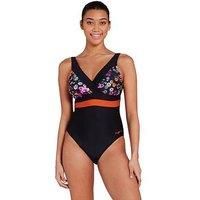 Zoggs Women'S Dream Square Back Swimsuit - Black