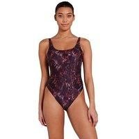 Zoggs Women'S Algiers Sleekback Swimsuit - Black