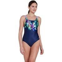 Zoggs Women'S Training Eclipse Speedback Swimsuit - Navy
