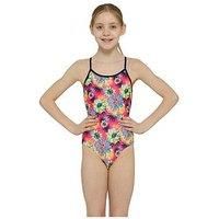 Zoggs Junior Girls Summer Daze Sback Swimsuit