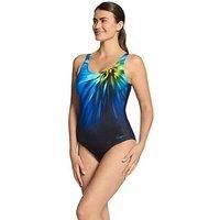 Zoggs Women'S Octane Adjustable Scoopback Swimsuit - Blue